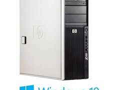 Workstation HP Z400, Hexa Core E5649, 12GB DDR3, GeForce 605 DP 1GB, Win 10 Home